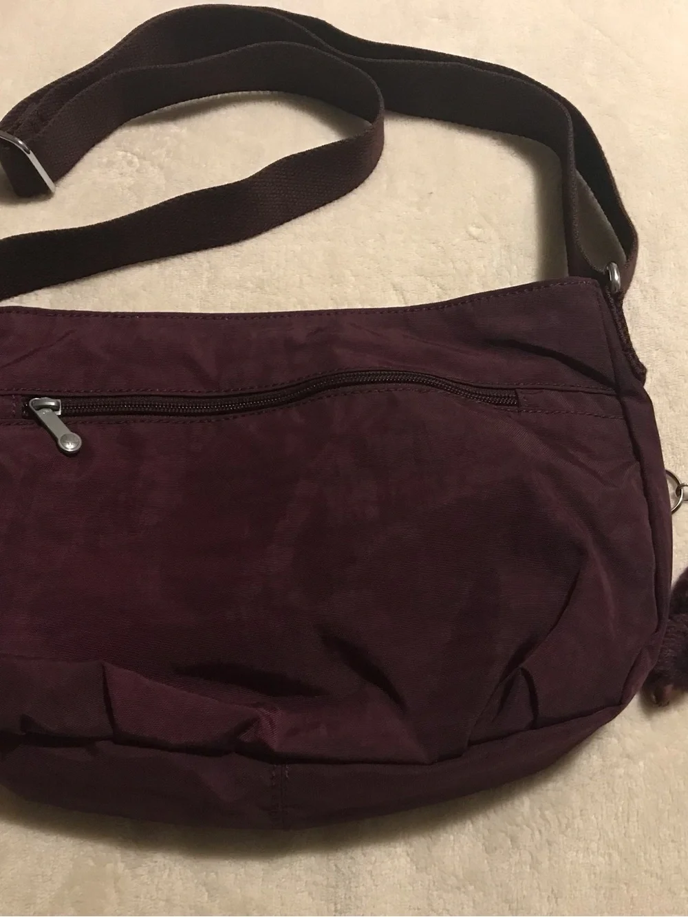 KIPLING BAG CROSSBODY PLUM MEDIUM